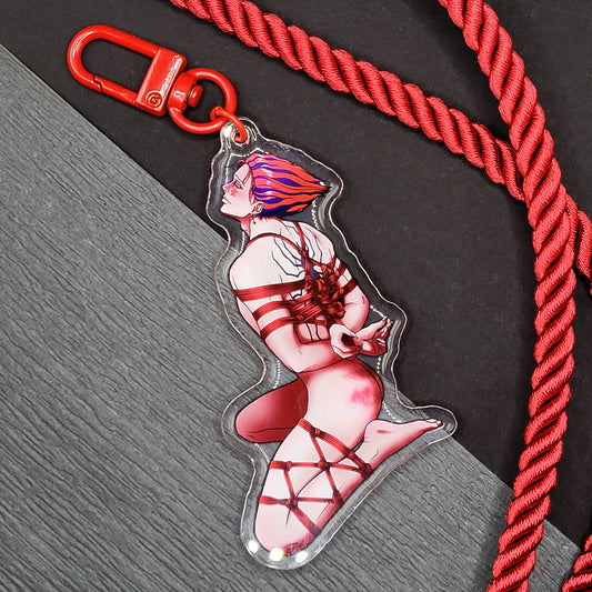 Hunters Joker Magician Shibari Rope Acrylic Charm