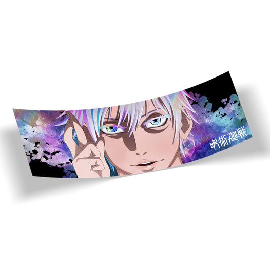 Blue Eyed Sorcerer Spot Holo Slap Sticker