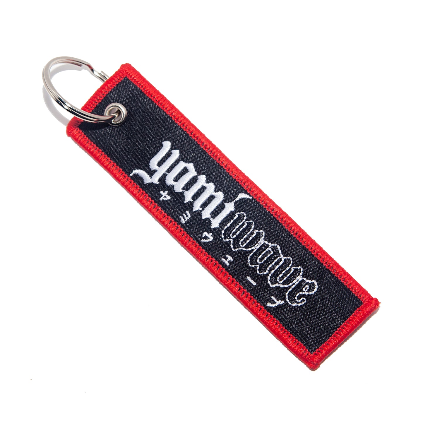 Yamiwave Demon Eyes Embroidered Flight Tag Keychain